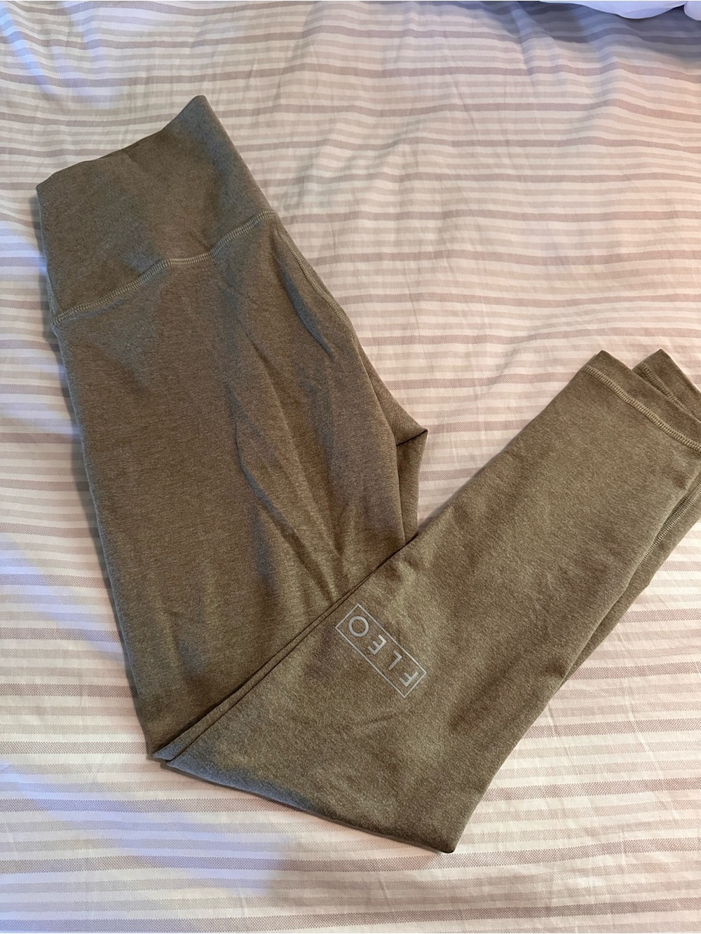 Fleo Olive-Tone High Waist Leggings